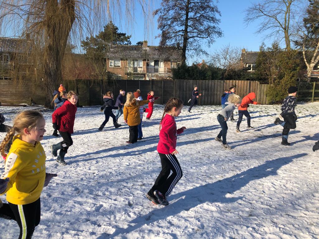 Bewegen in de sneeuw